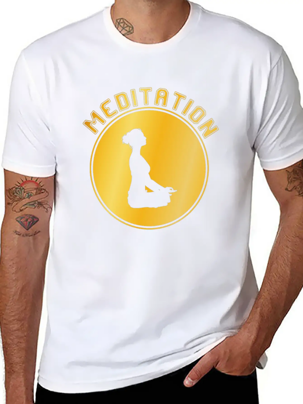 Meditation Breathable Soft Cotton T-Shirt – Timeless Casual Look