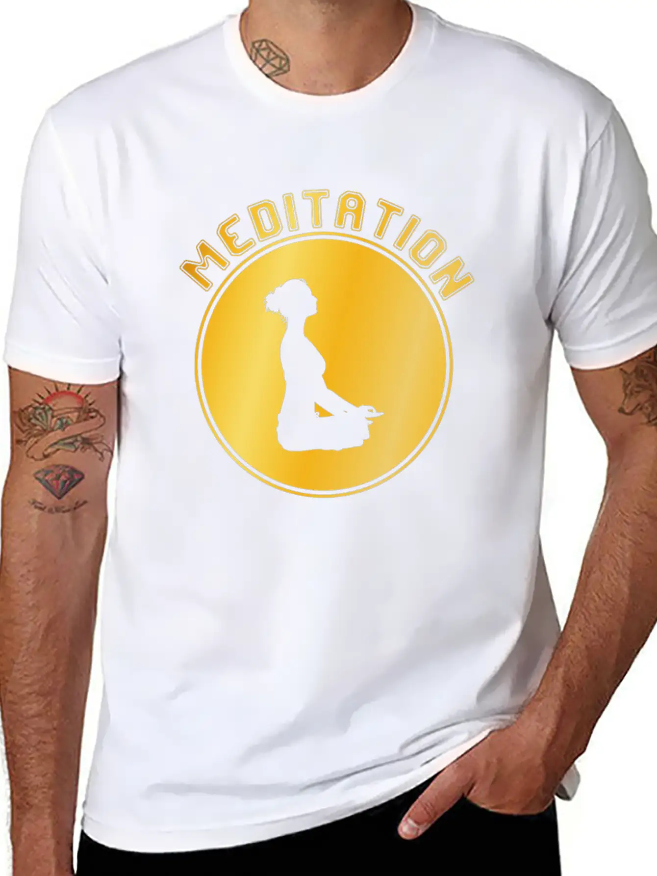 Meditation Breathable Soft Cotton T-Shirt – Timeless Casual Look
