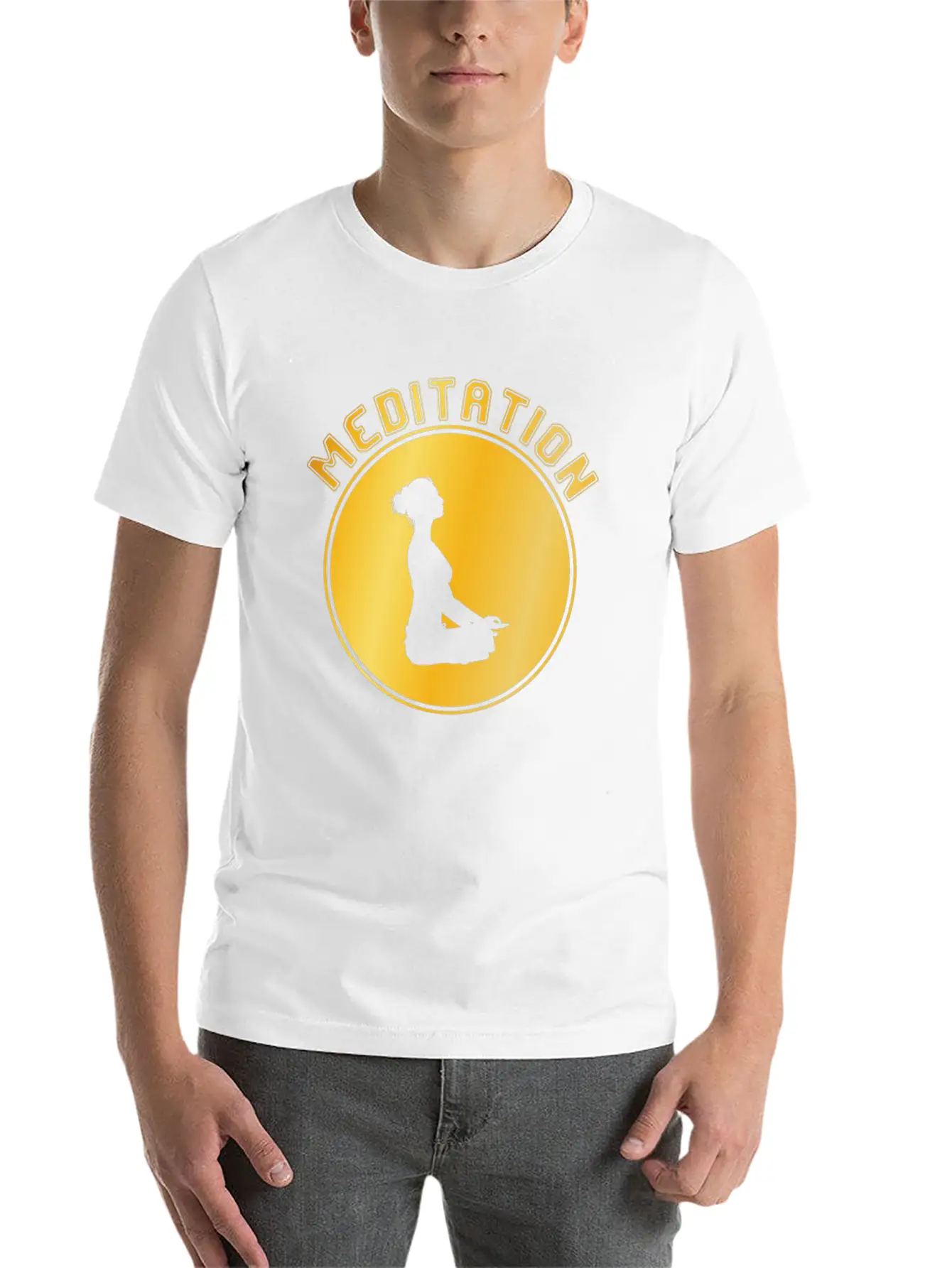 Meditation Breathable Soft Cotton T-Shirt – Timeless Casual Look