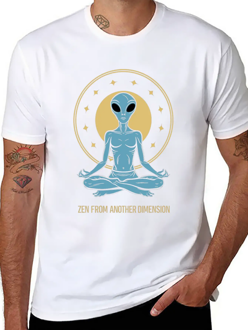 Meditation, Mindfulness Relaxation Stress Relief Unisex Casual T-Shirt – Clean Design For Daily Comfort