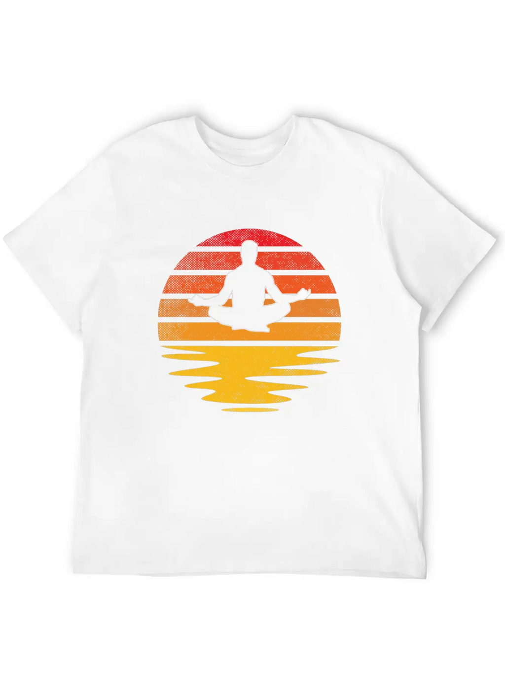 Meditation Retro Breathable Soft Cotton T-Shirt – Timeless Casual Look