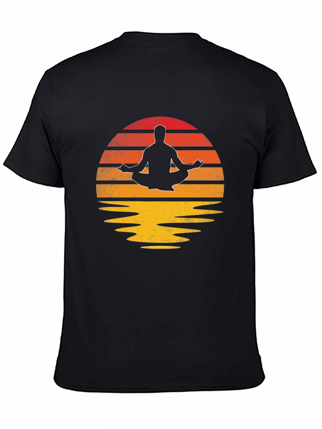 Meditation Retro Breathable Soft Cotton T-Shirt – Timeless Casual Look