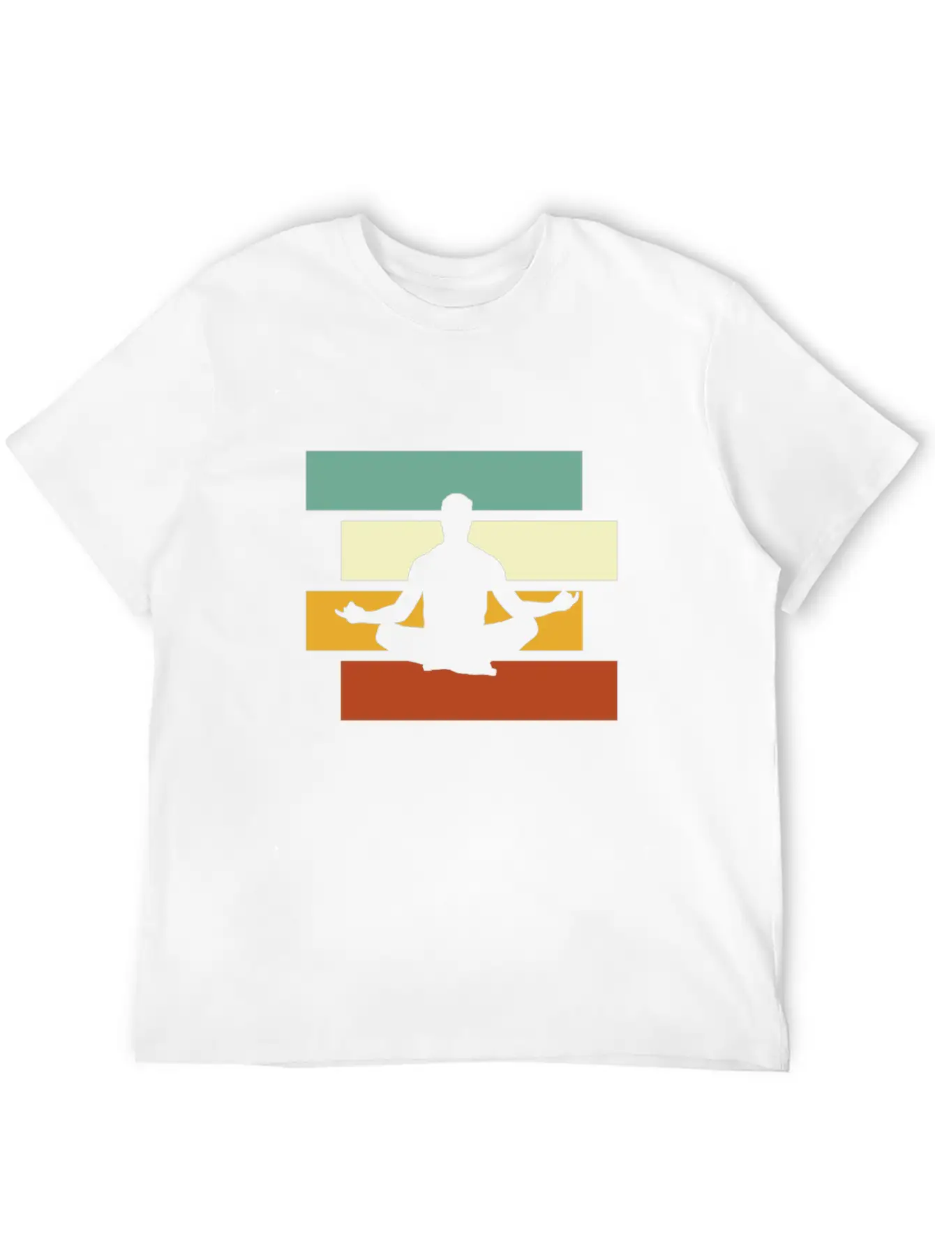 Meditation Retro Stylish Everyday T-Shirt – Unisex Basic Cotton Tee