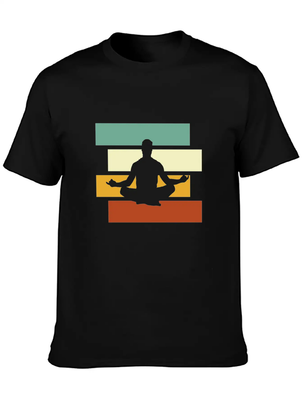Meditation Retro Stylish Everyday T-Shirt – Unisex Basic Cotton Tee