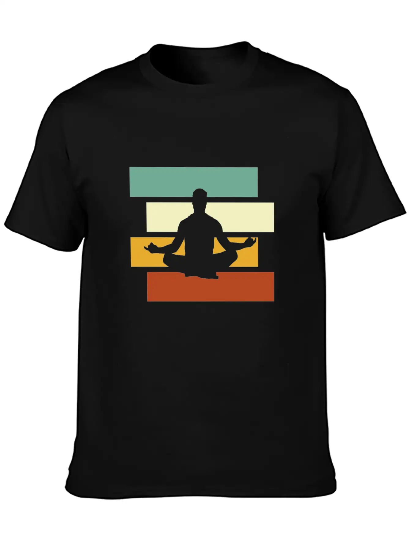 Meditation Retro Stylish Everyday T-Shirt – Unisex Basic Cotton Tee