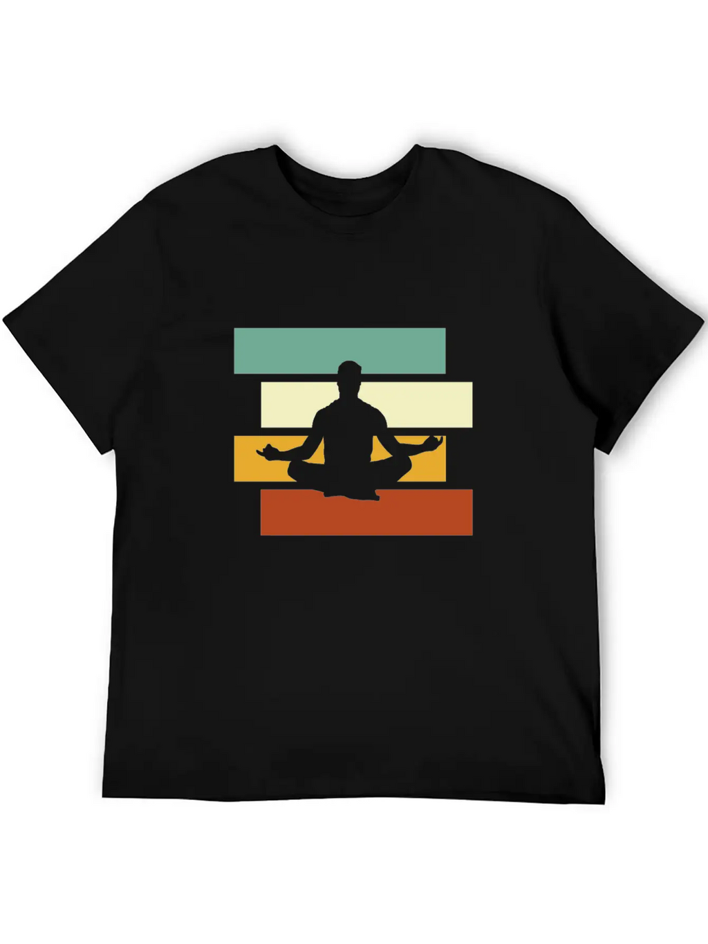 Meditation Retro Stylish Everyday T-Shirt – Unisex Basic Cotton Tee