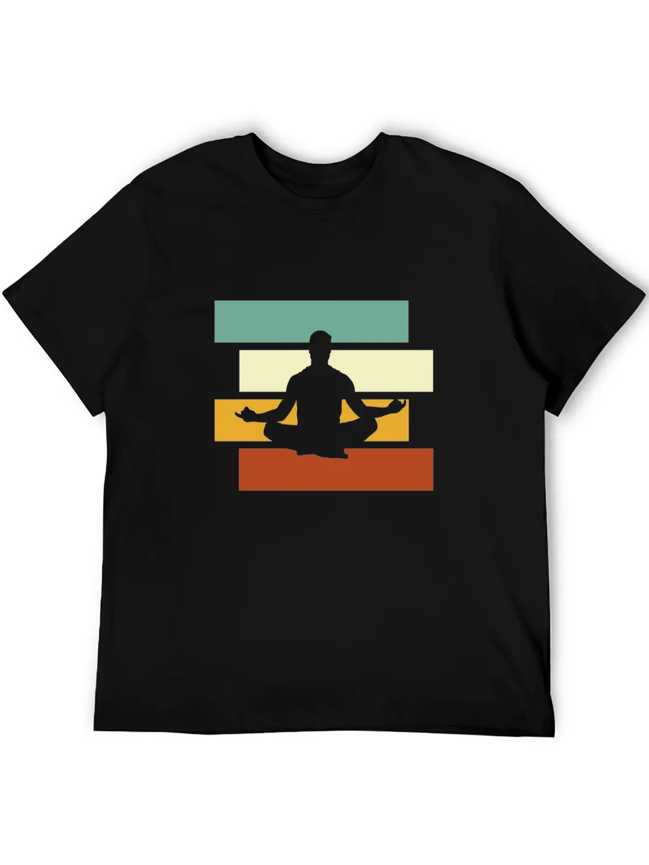 Meditation Retro Stylish Everyday T-Shirt – Unisex Basic Cotton Tee