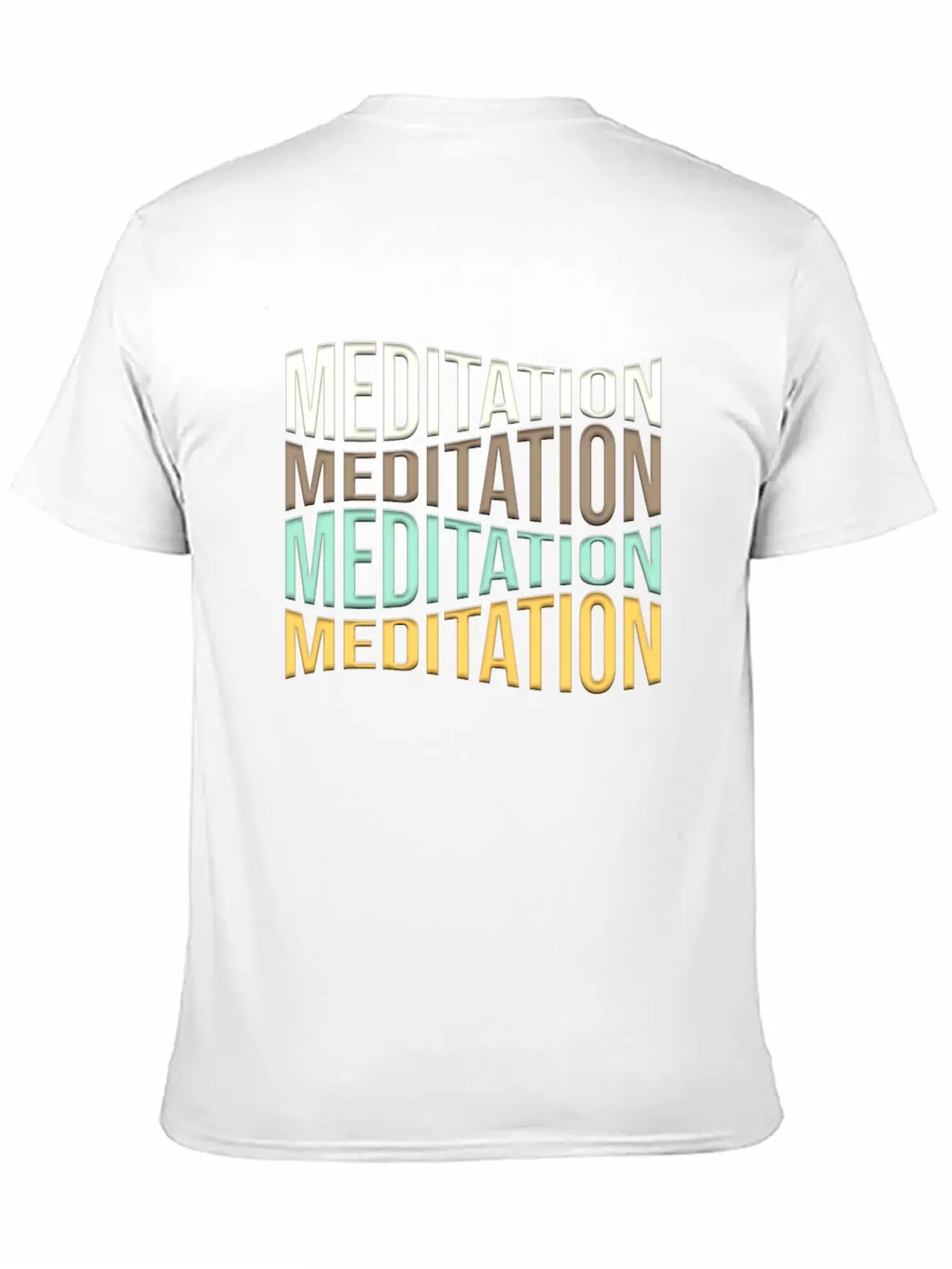 Meditation Unisex Short Sleeve Soft Cotton T-Shirt – Casual Everyday Wear