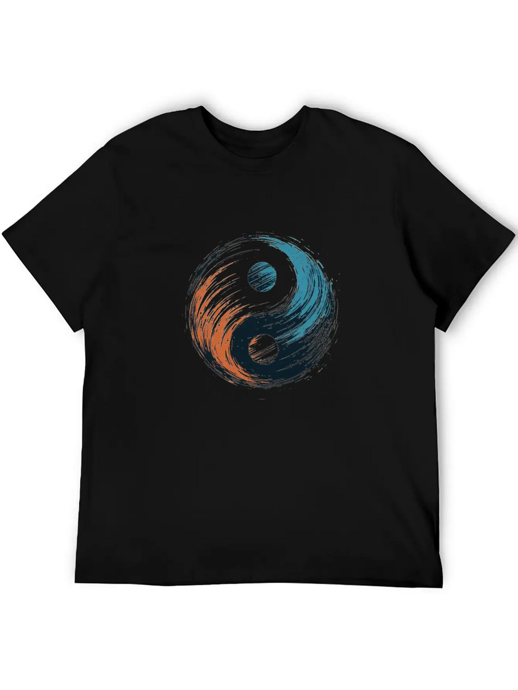 Meditation Yoga Modern Yin Yang 6 Breathable Soft Cotton T-Shirt – Timeless Casual Look