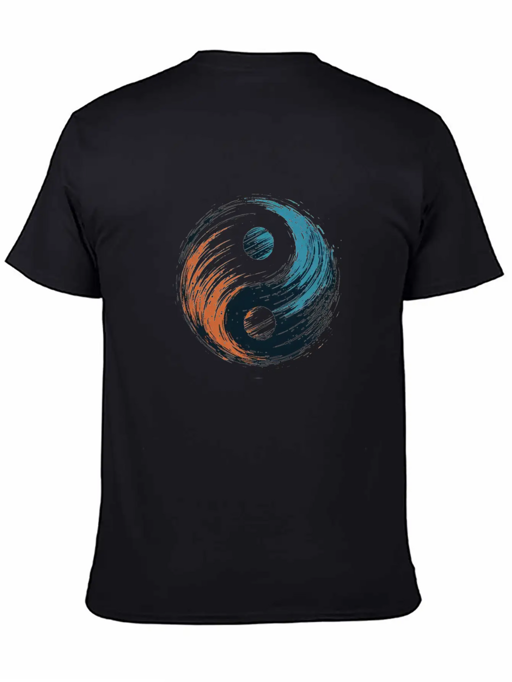Meditation Yoga Modern Yin Yang 6 Breathable Soft Cotton T-Shirt – Timeless Casual Look