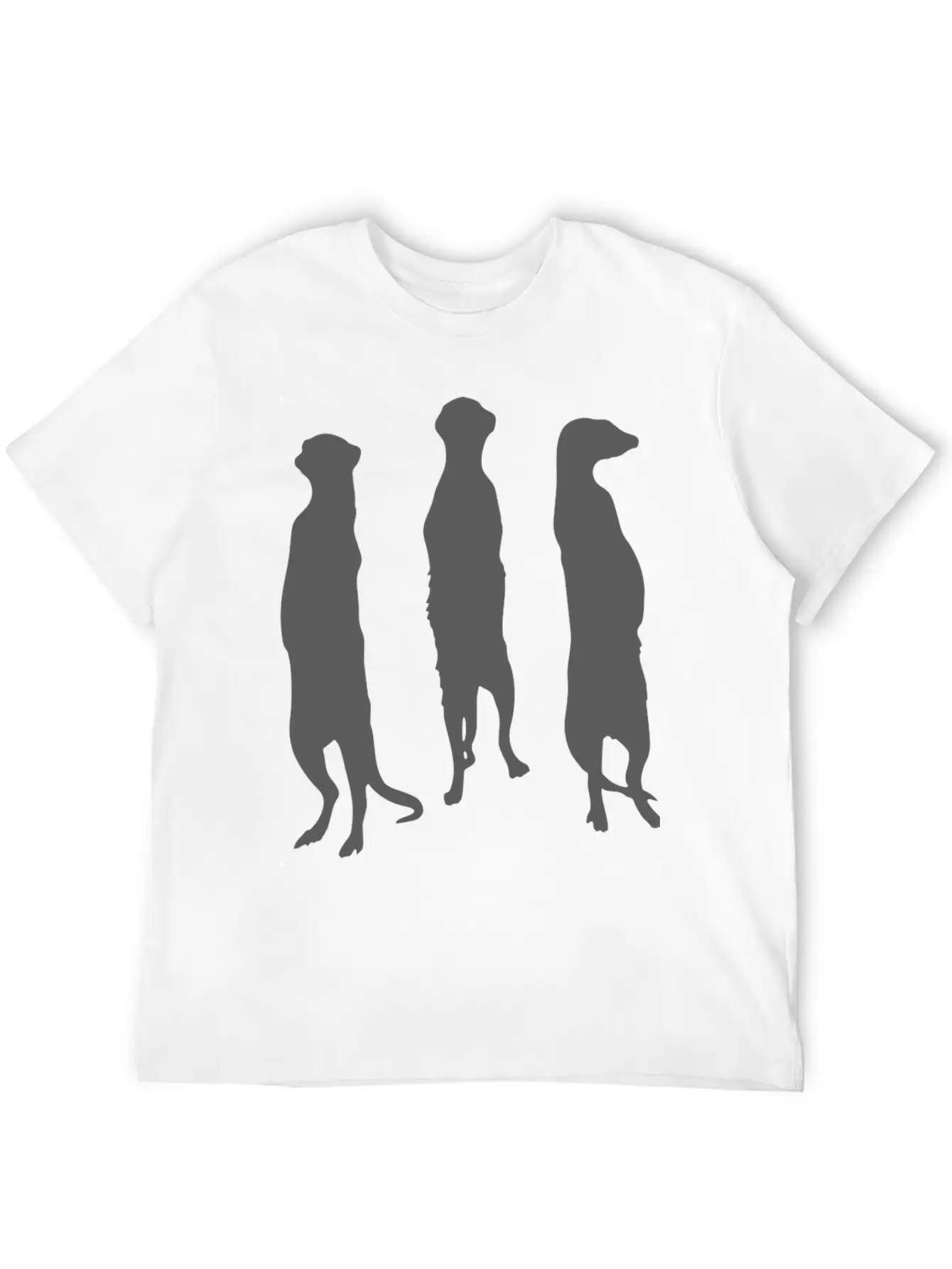 MEERKAT ACTION SHADOW FUNNY GIFT Unisex Casual T-Shirt – Clean Design For Daily Comfort