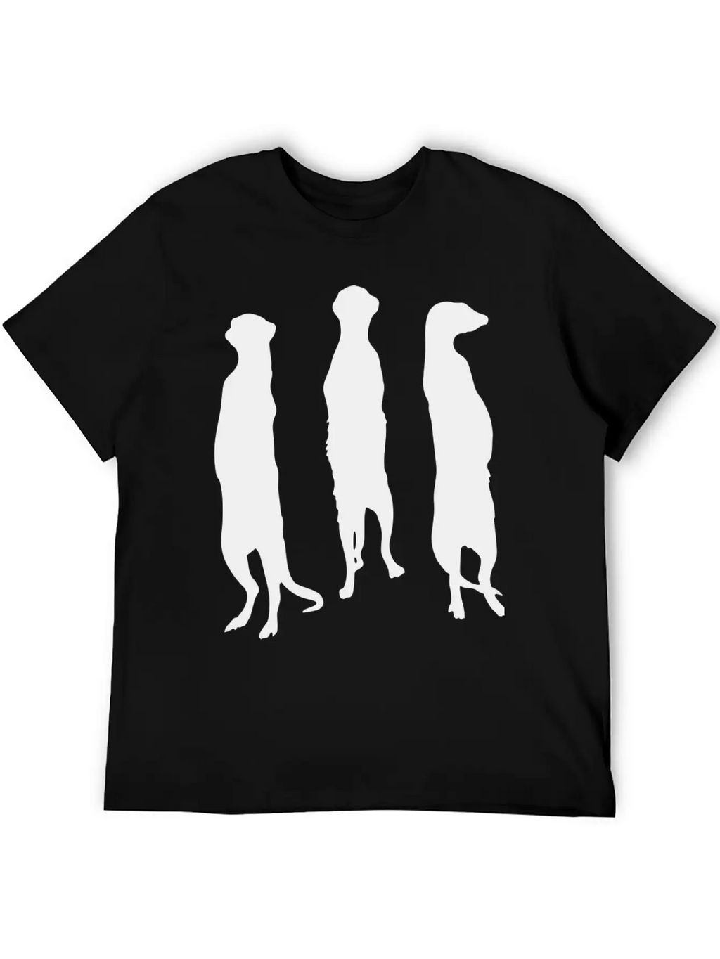MEERKAT ACTION SHADOW FUNNY GIFT Unisex Casual T-Shirt – Clean Design For Daily Comfort