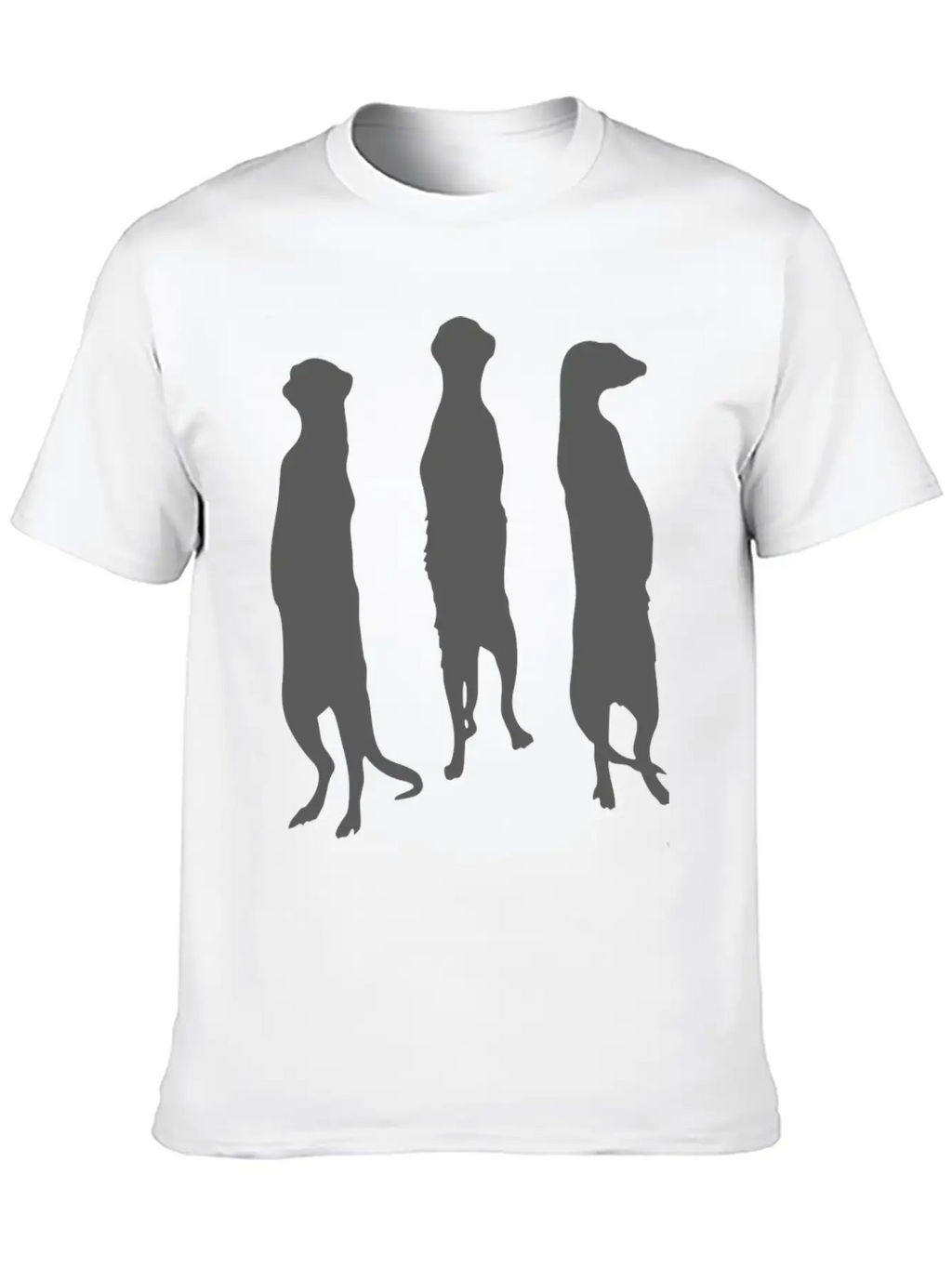 MEERKAT ACTION SHADOW FUNNY GIFT Unisex Casual T-Shirt – Clean Design For Daily Comfort