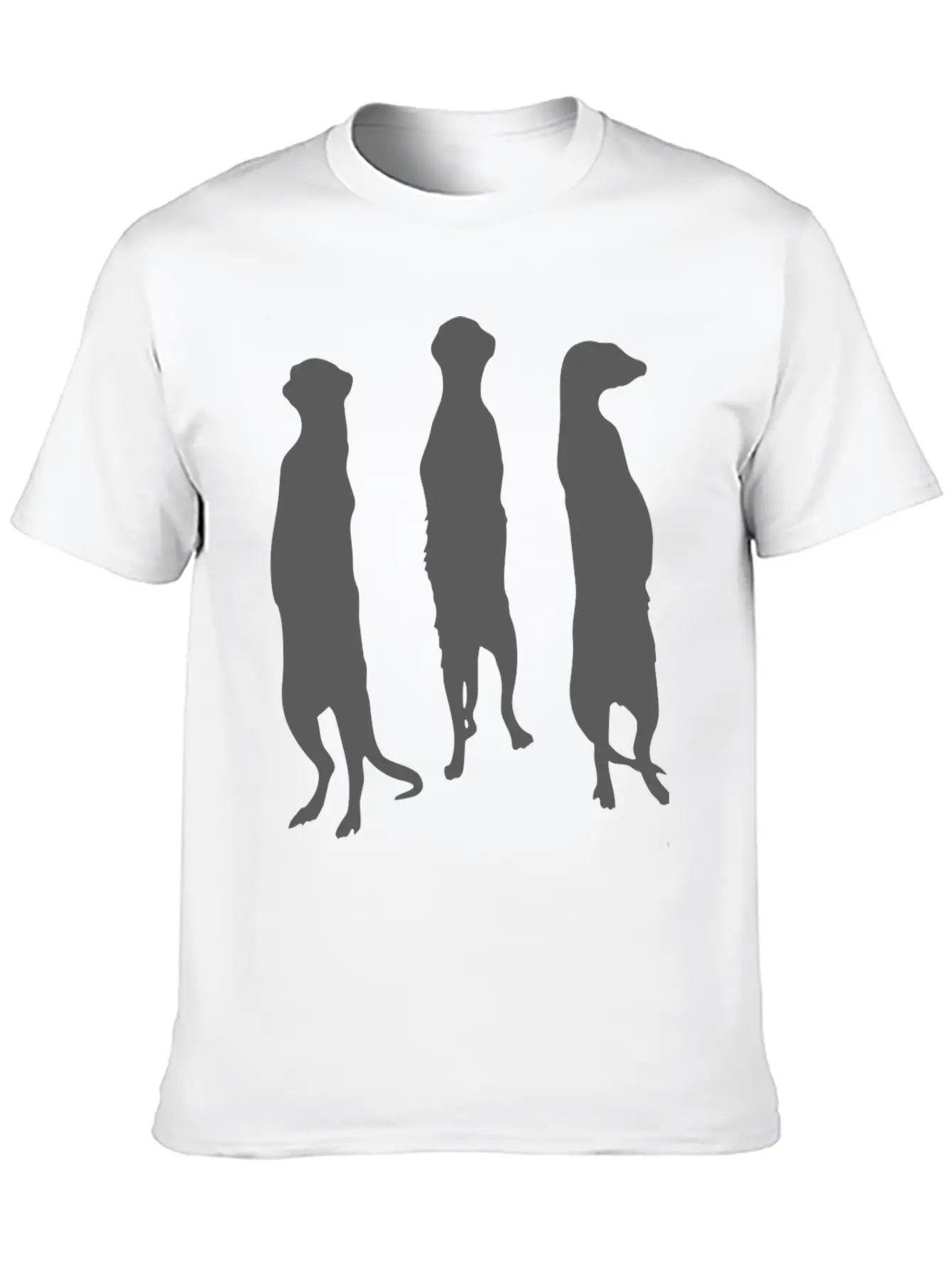 MEERKAT ACTION SHADOW FUNNY GIFT Unisex Casual T-Shirt – Clean Design For Daily Comfort