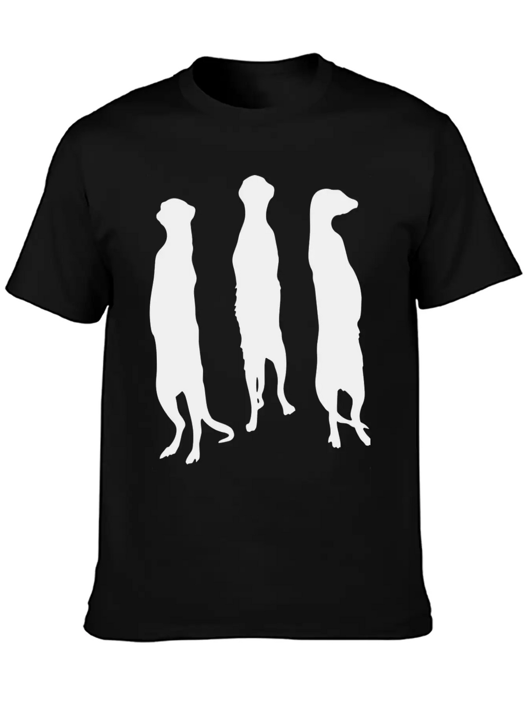 MEERKAT ACTION SHADOW FUNNY GIFT Unisex Casual T-Shirt – Clean Design For Daily Comfort