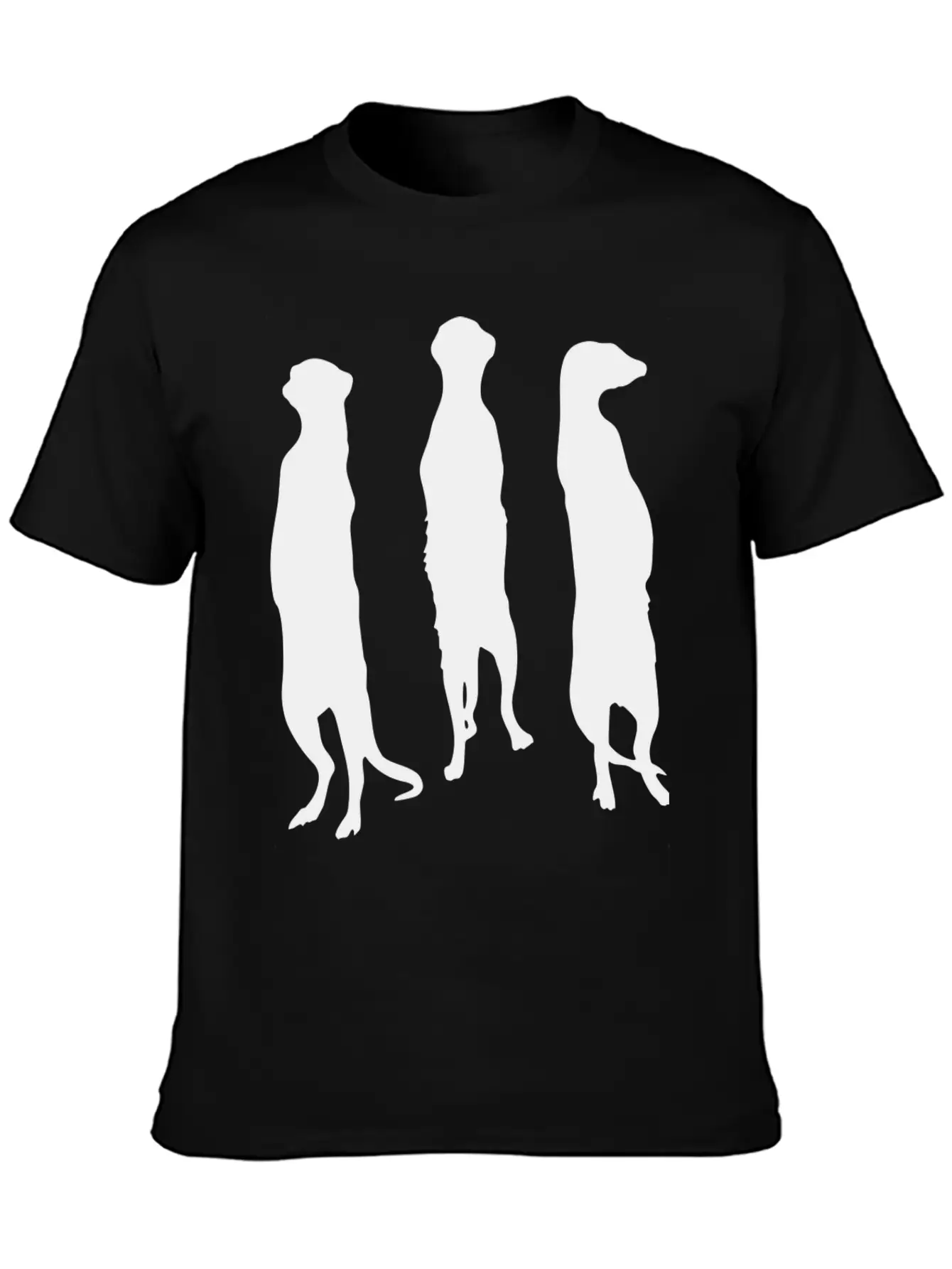 MEERKAT ACTION SHADOW FUNNY GIFT Unisex Casual T-Shirt – Clean Design For Daily Comfort