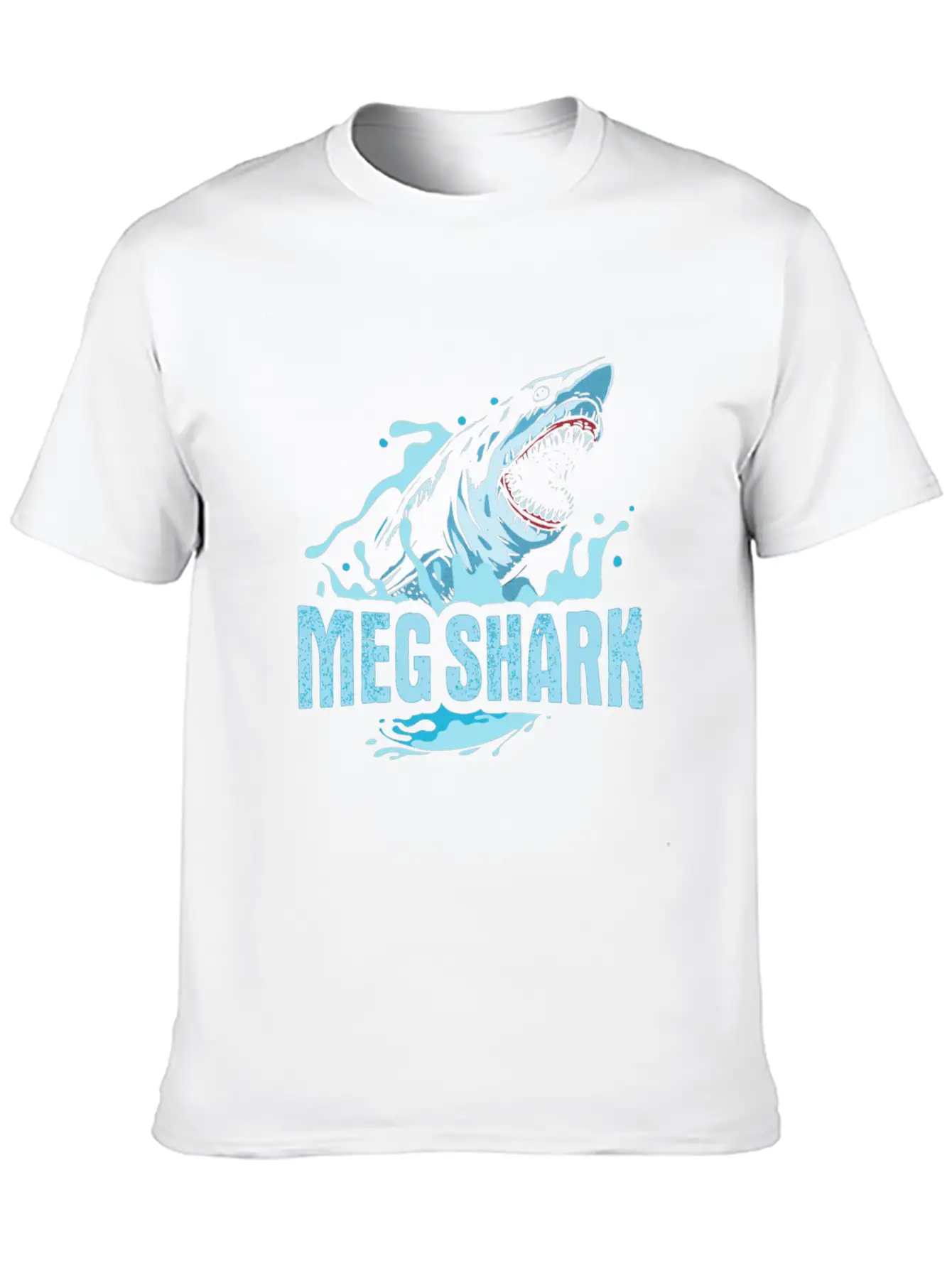 Meg Shark Design For A Killer Shark Fan Stylish Everyday T-Shirt – Unisex Basic Cotton Tee