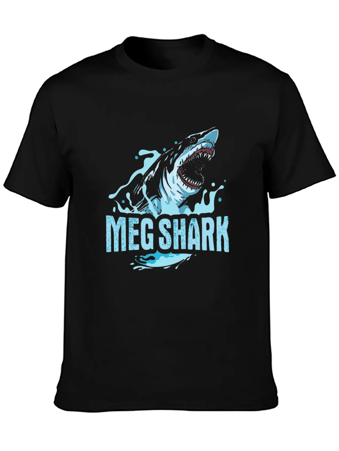 Meg Shark Design For A Killer Shark Fan Stylish Everyday T-Shirt – Unisex Basic Cotton Tee