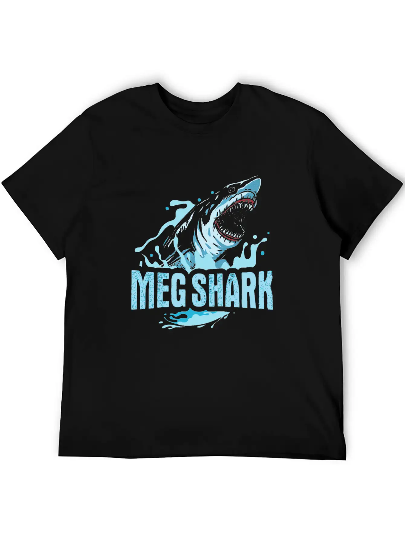 Meg Shark Design For A Killer Shark Fan Stylish Everyday T-Shirt – Unisex Basic Cotton Tee