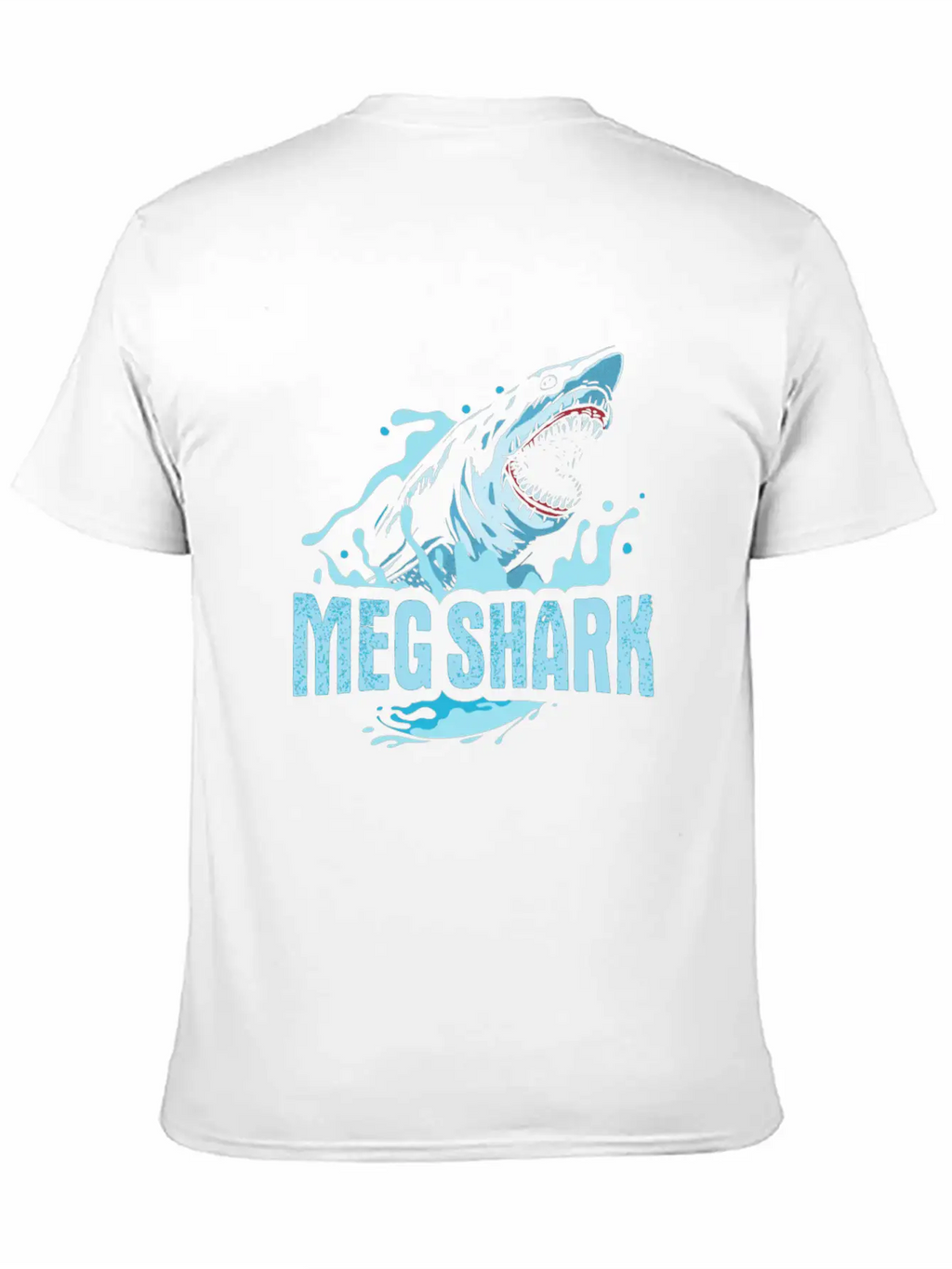 Meg Shark Design For A Killer Shark Fan Stylish Everyday T-Shirt – Unisex Basic Cotton Tee