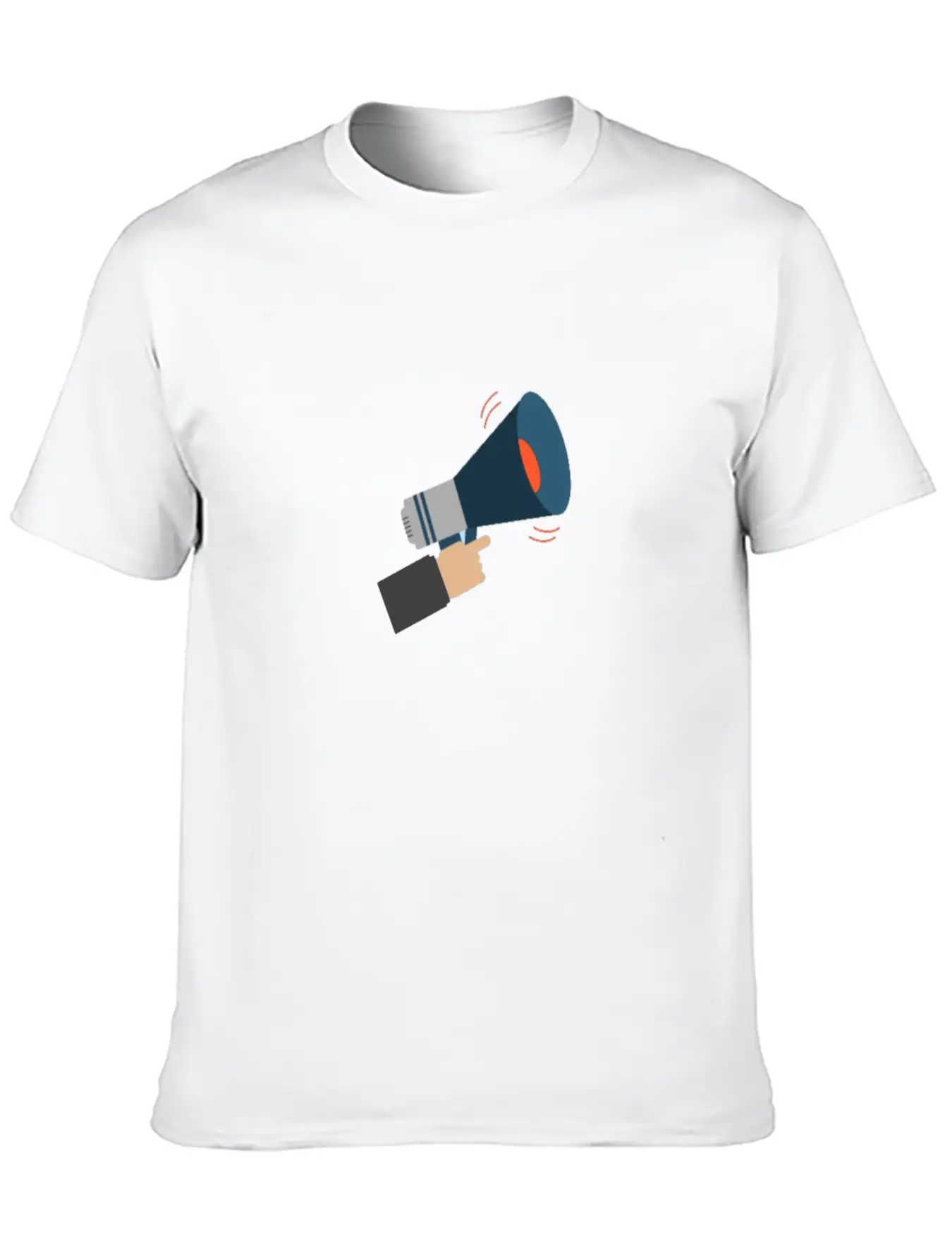 Megaphone Casual Graphic T-Shirt – Simple And Comfortable Daily Wear