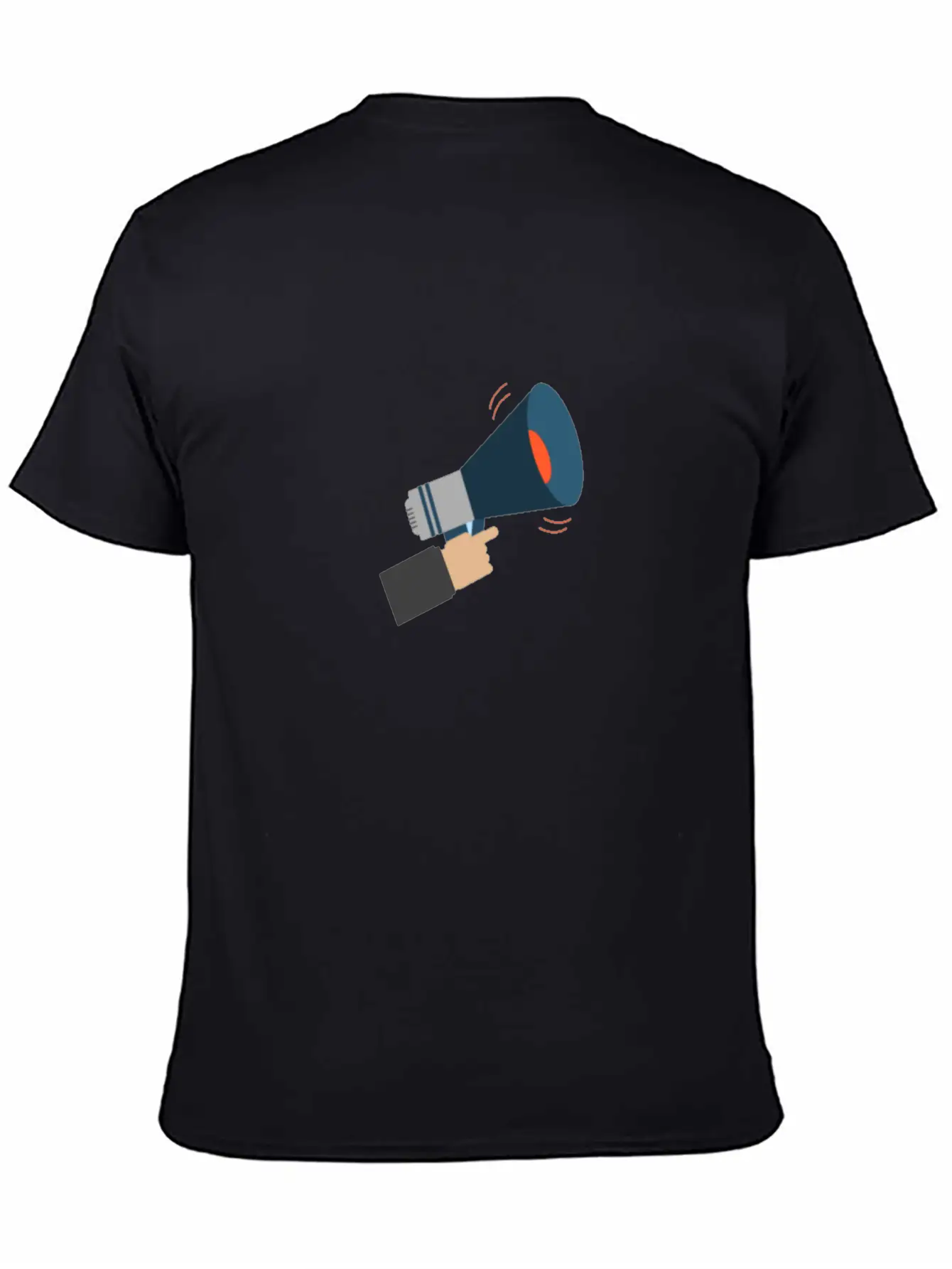 Megaphone Casual Graphic T-Shirt – Simple And Comfortable Daily Wear
