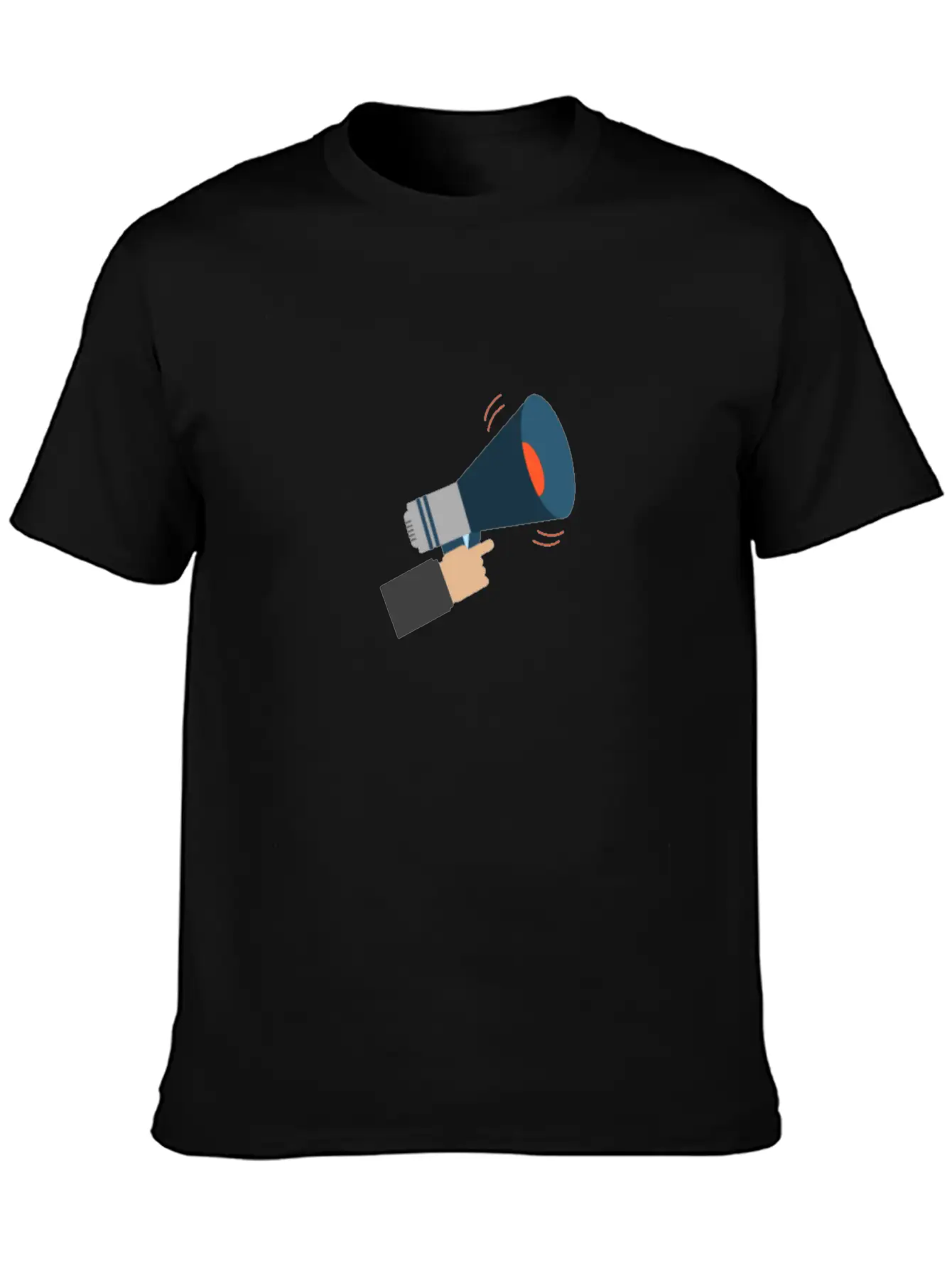 Megaphone Casual Graphic T-Shirt – Simple And Comfortable Daily Wear