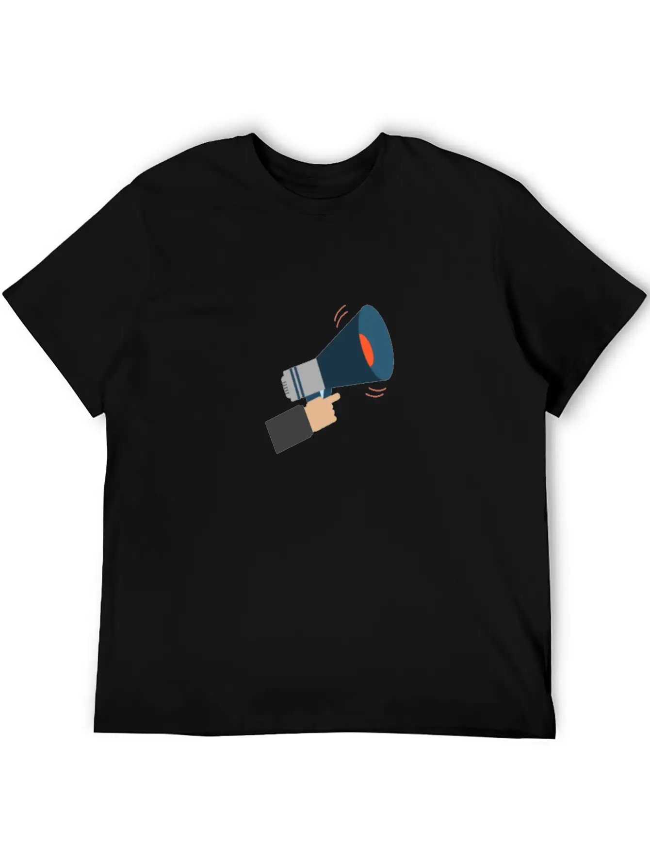Megaphone Casual Graphic T-Shirt – Simple And Comfortable Daily Wear