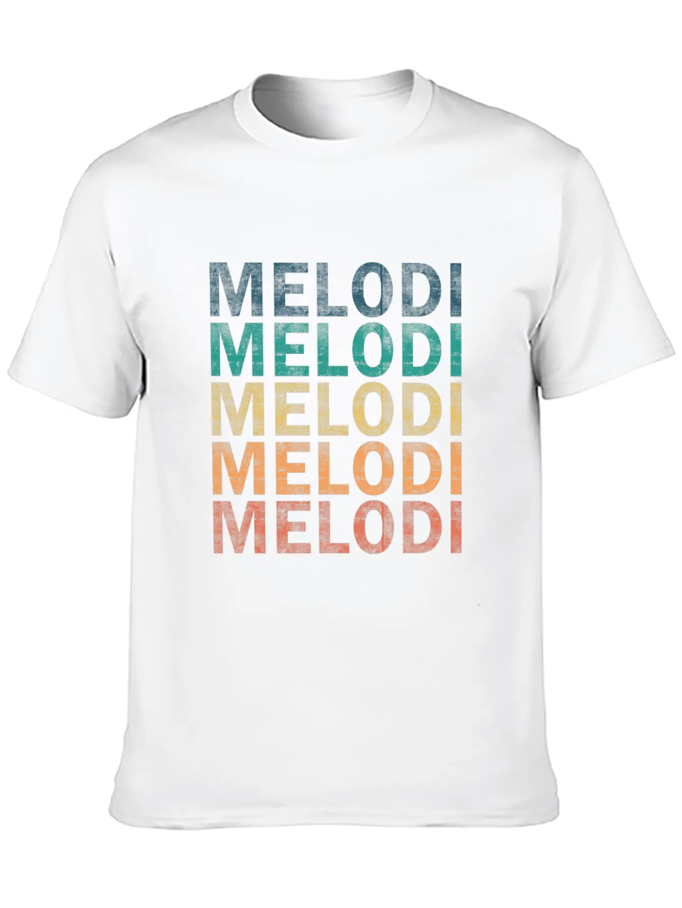 Melodi Name T Shirt - Melodi Vintage Retro Name Gi Unisex Casual T-Shirt – Clean Design For Daily Comfort