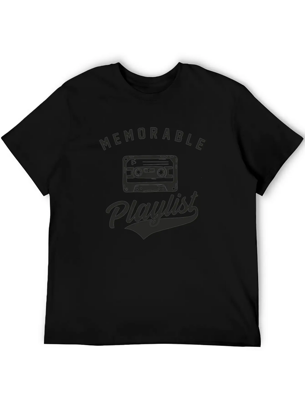 Memorable Playlist Breathable Soft Cotton T-Shirt – Timeless Casual Look