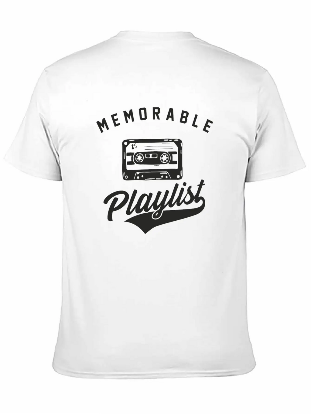 Memorable Playlist Breathable Soft Cotton T-Shirt – Timeless Casual Look