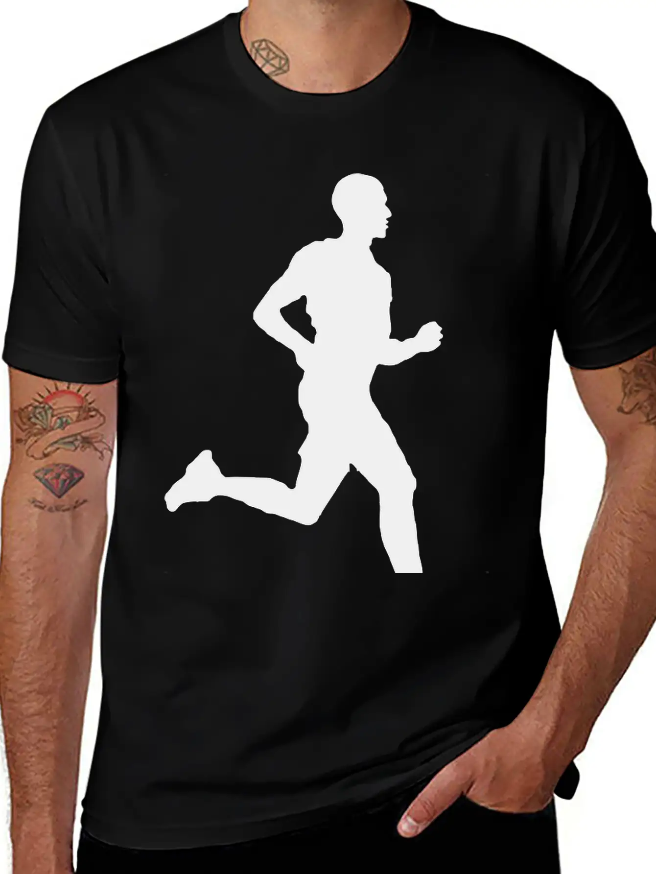 Men Running Workout Unisex Short Sleeve Soft Cotton T-Shirt – Casual Everyday Wear