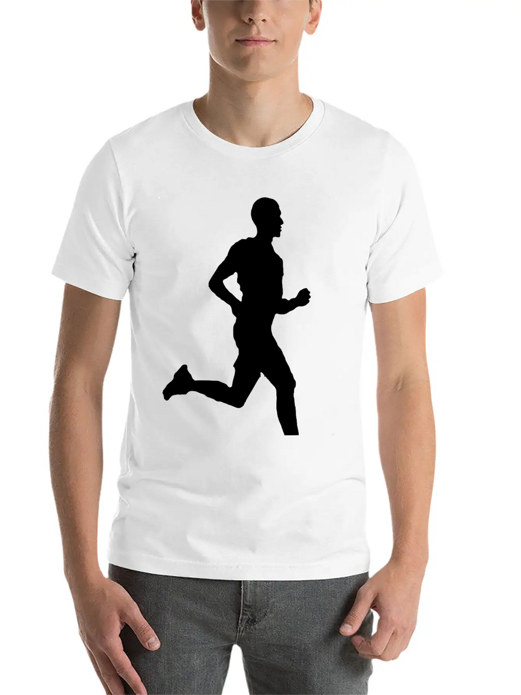 Men Running Workout Unisex Short Sleeve Soft Cotton T-Shirt – Casual Everyday Wear