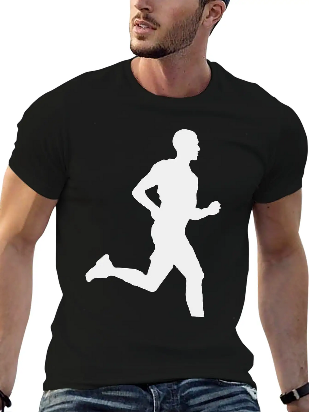 Men Running Workout Unisex Short Sleeve Soft Cotton T-Shirt – Casual Everyday Wear