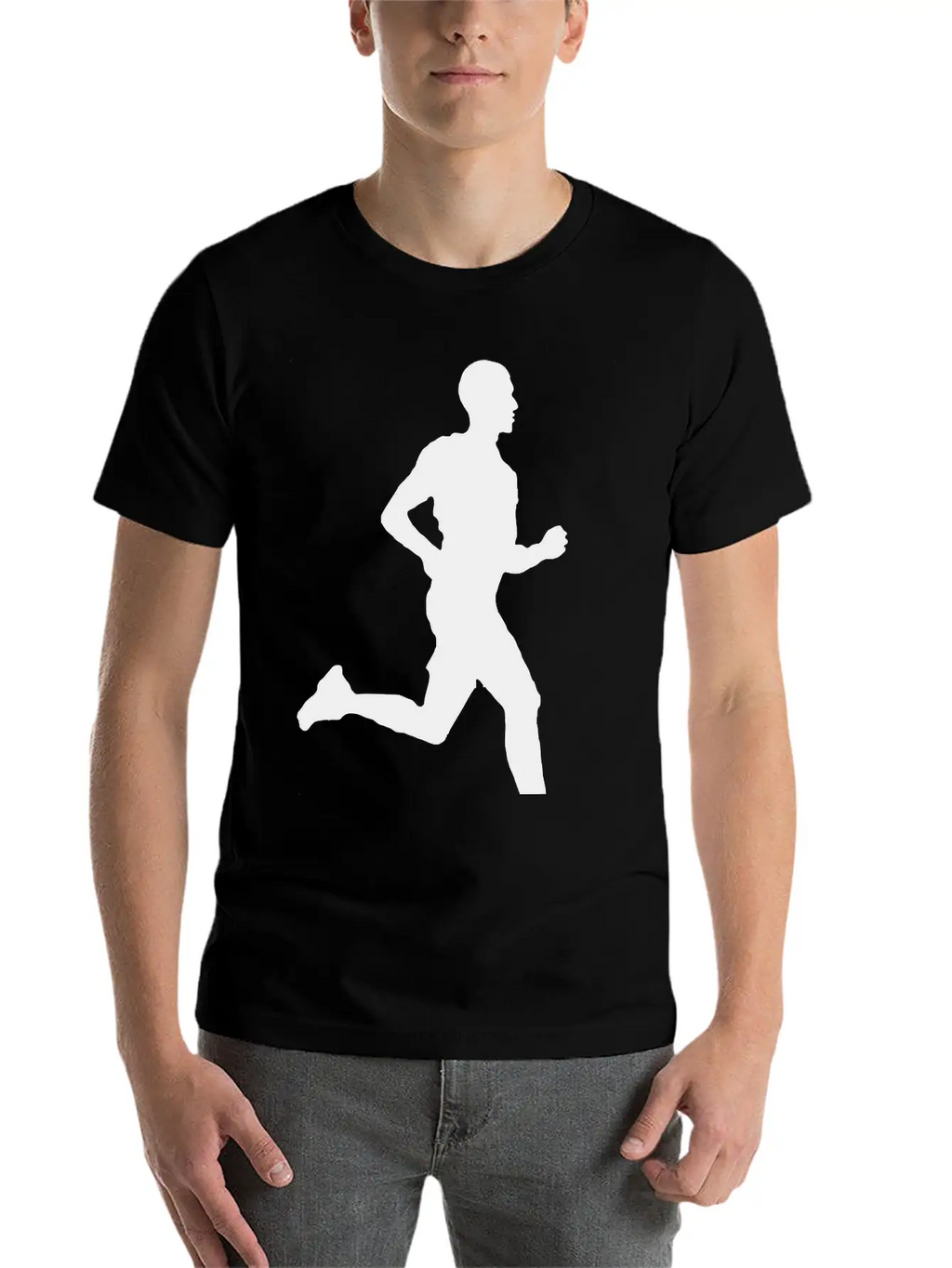 Men Running Workout Unisex Short Sleeve Soft Cotton T-Shirt – Casual Everyday Wear