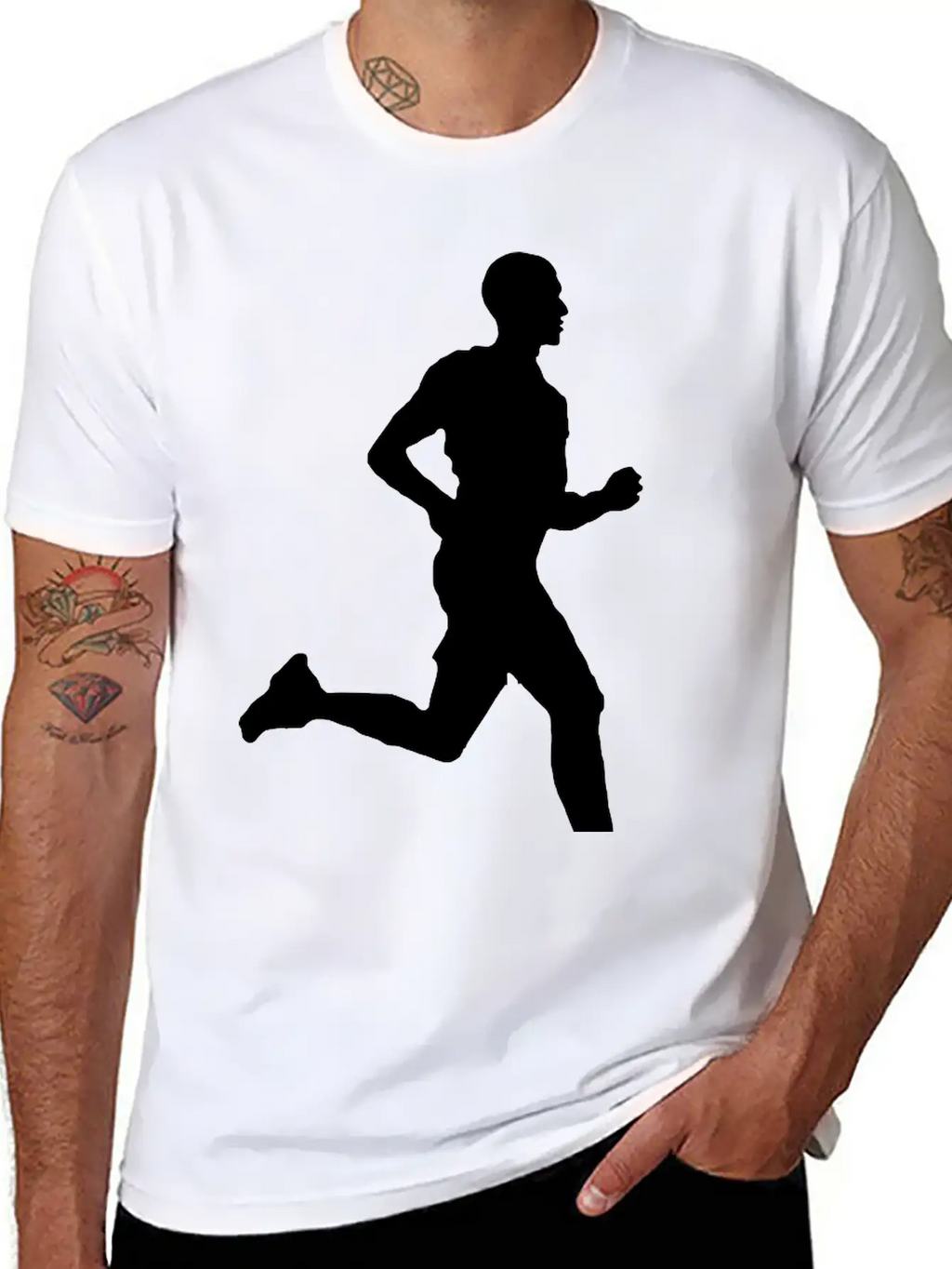 Men Running Workout Unisex Short Sleeve Soft Cotton T-Shirt – Casual Everyday Wear