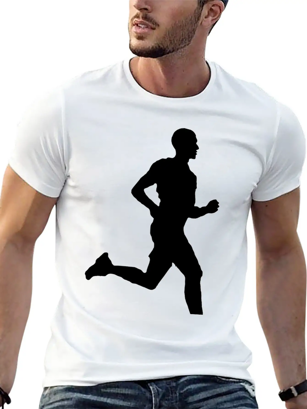 Men Running Workout Unisex Short Sleeve Soft Cotton T-Shirt – Casual Everyday Wear