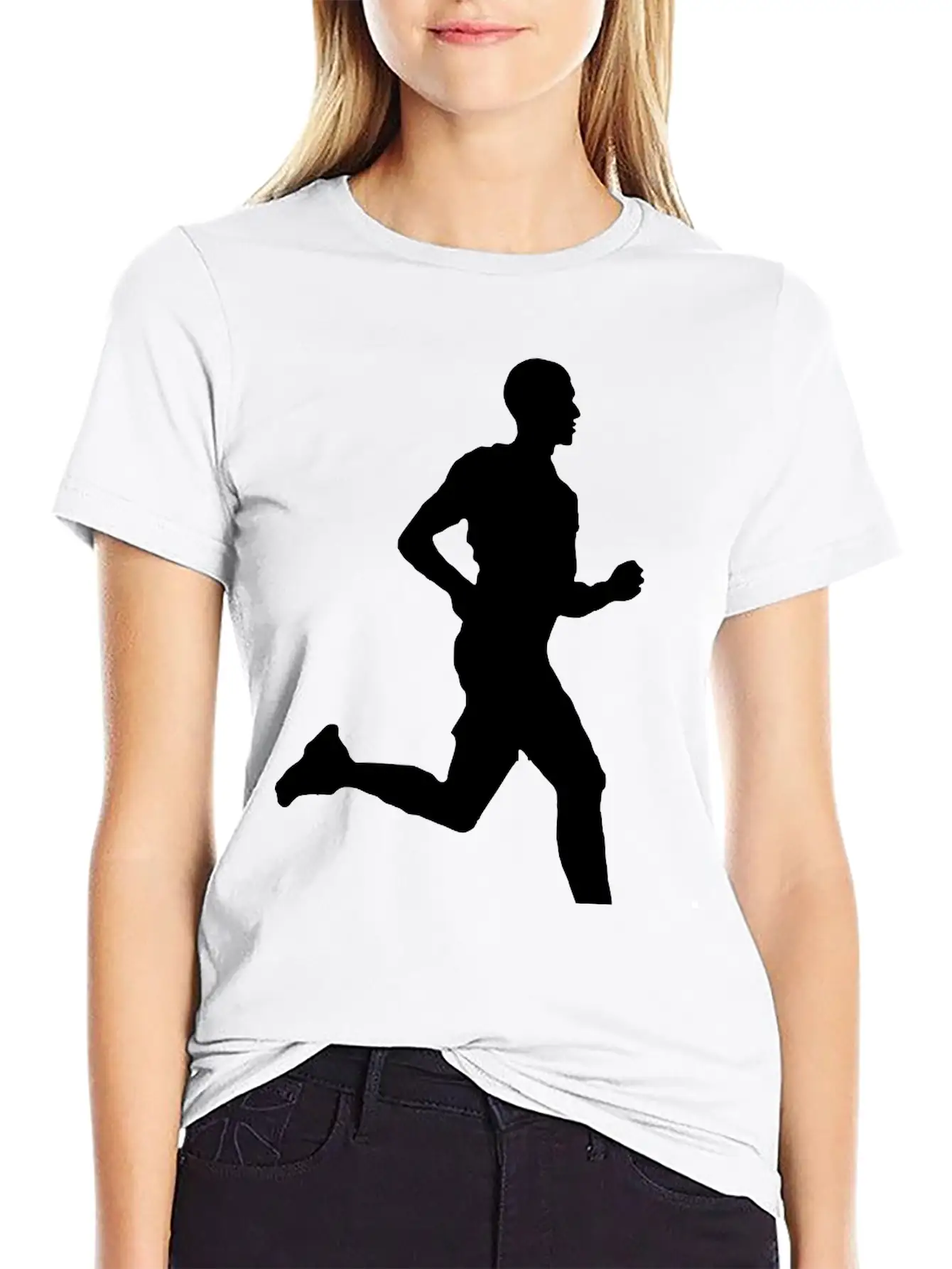 Men Running Workout Unisex Short Sleeve Soft Cotton T-Shirt – Casual Everyday Wear