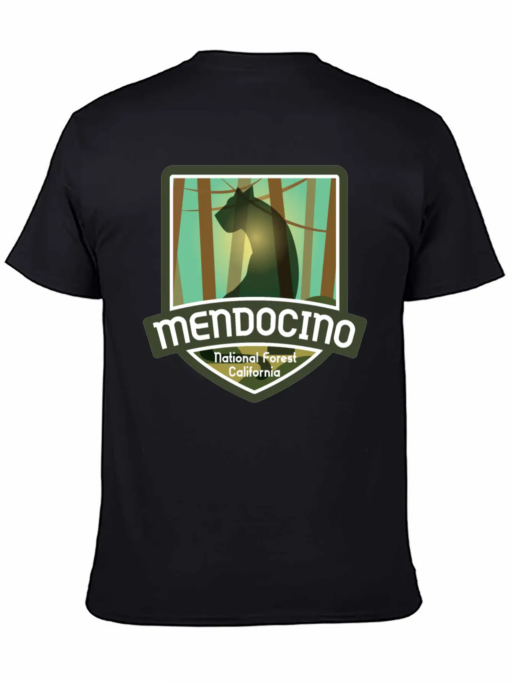 Mendocino National Forest – California Classic Fit Graphic Tee For Daily Comfort – Unisex Cotton Shirt
