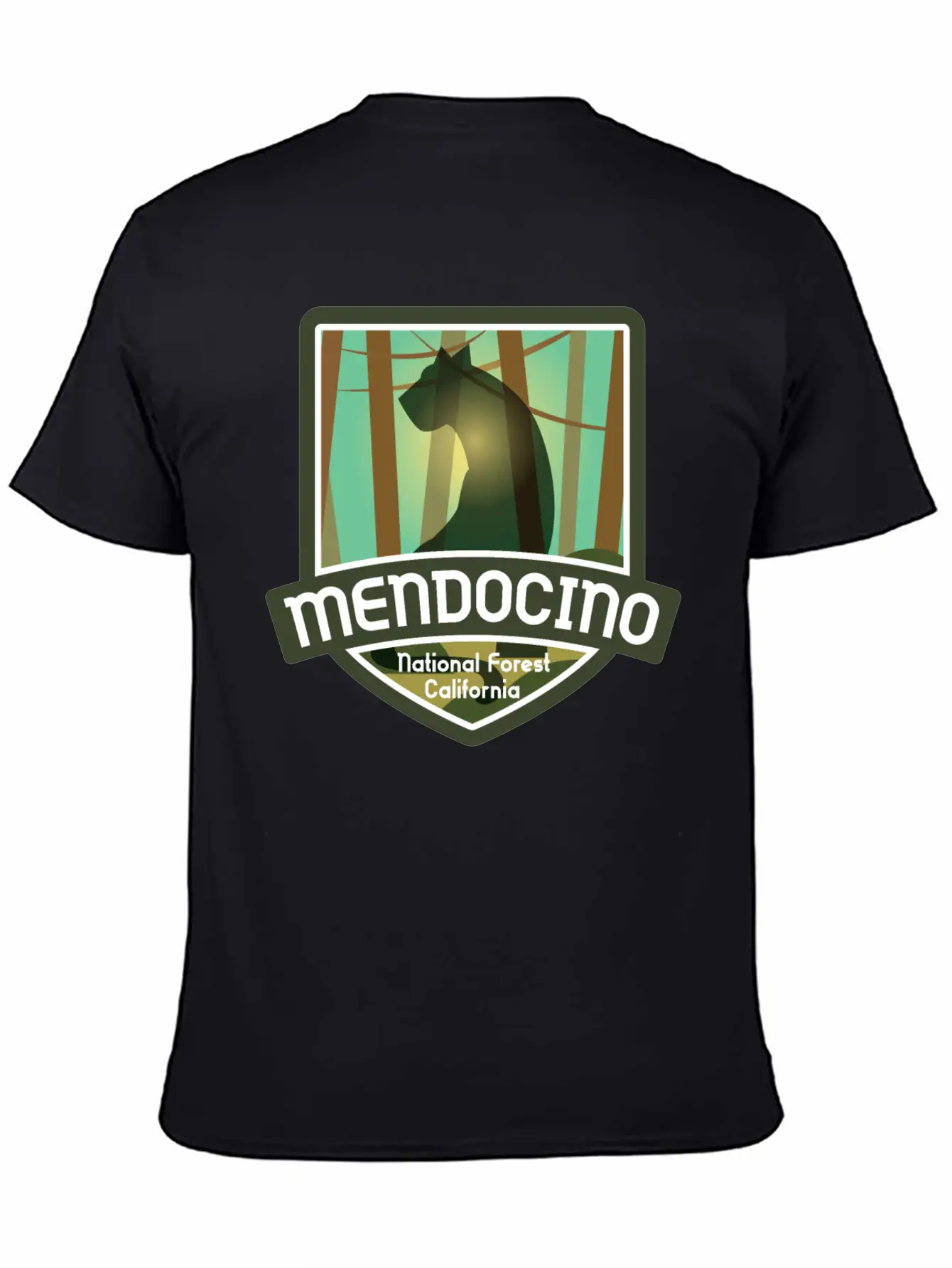 Mendocino National Forest – California Classic Fit Graphic Tee For Daily Comfort – Unisex Cotton Shirt