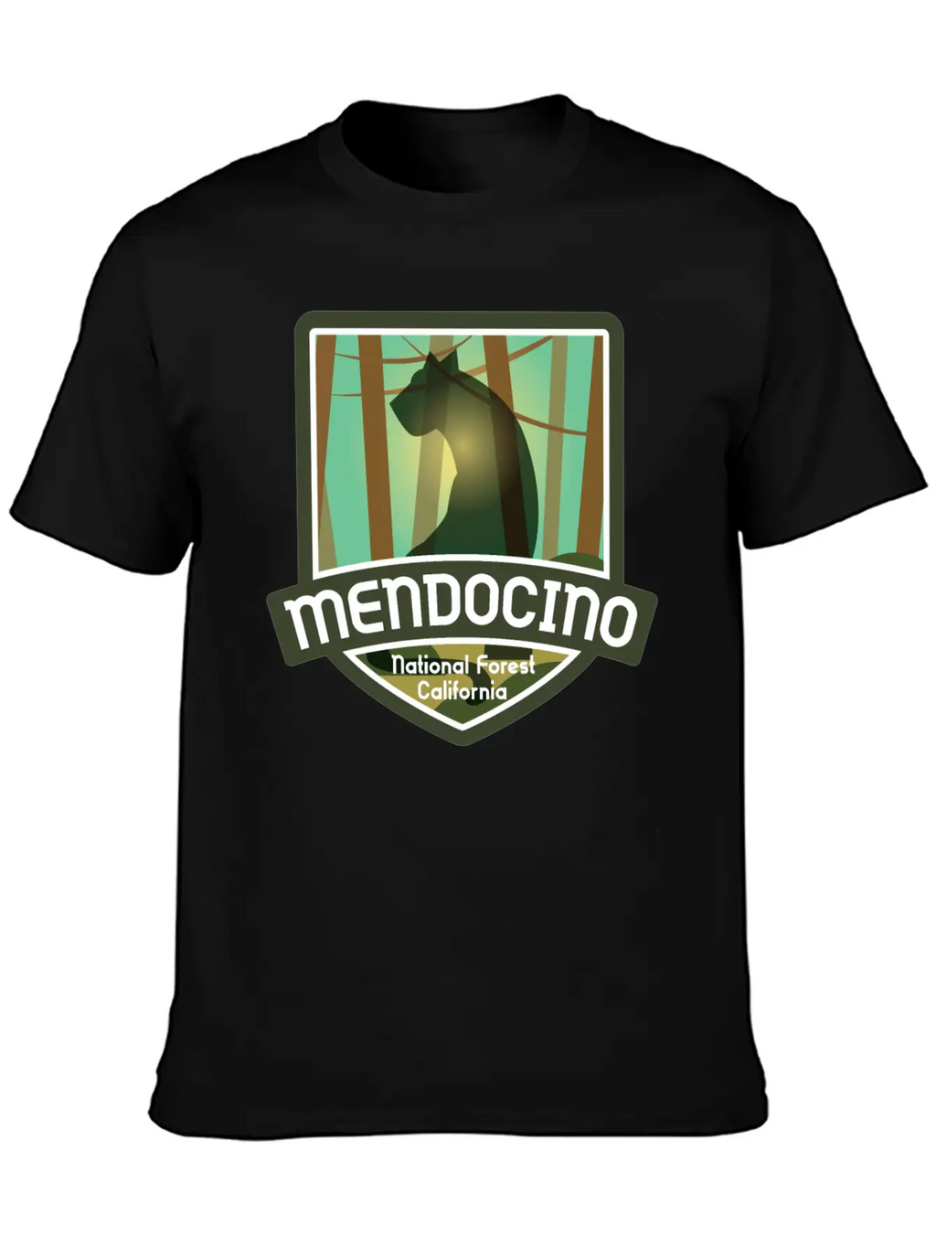 Mendocino National Forest – California Classic Fit Graphic Tee For Daily Comfort – Unisex Cotton Shirt