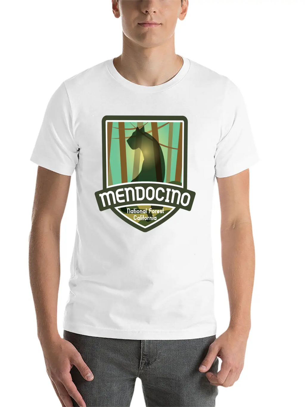 Mendocino National Forest – California Classic Fit Graphic Tee For Daily Comfort – Unisex Cotton Shirt