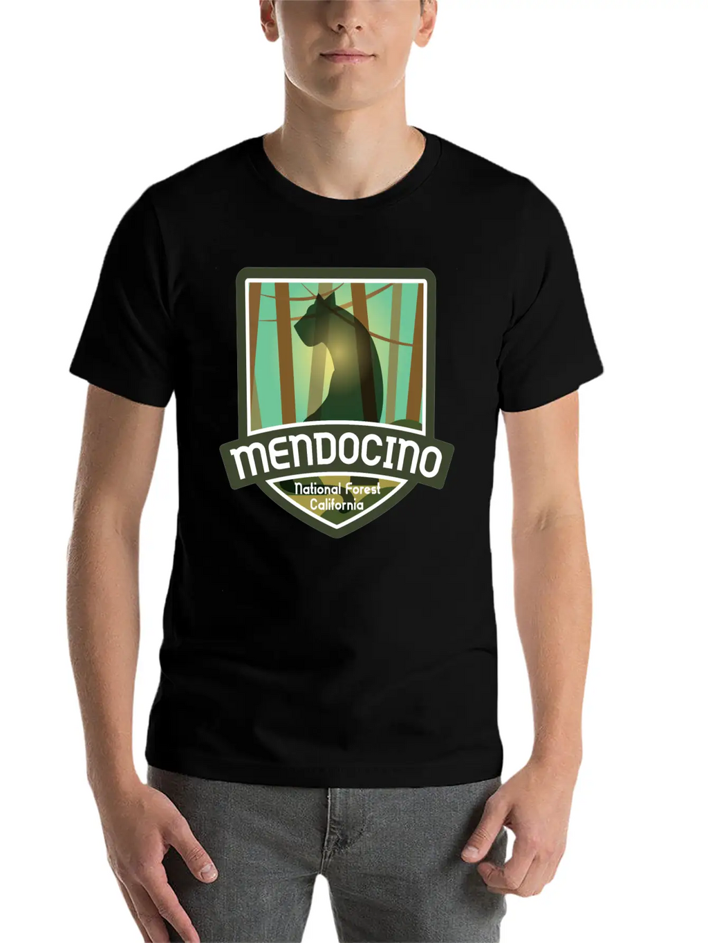 Mendocino National Forest – California Classic Fit Graphic Tee For Daily Comfort – Unisex Cotton Shirt