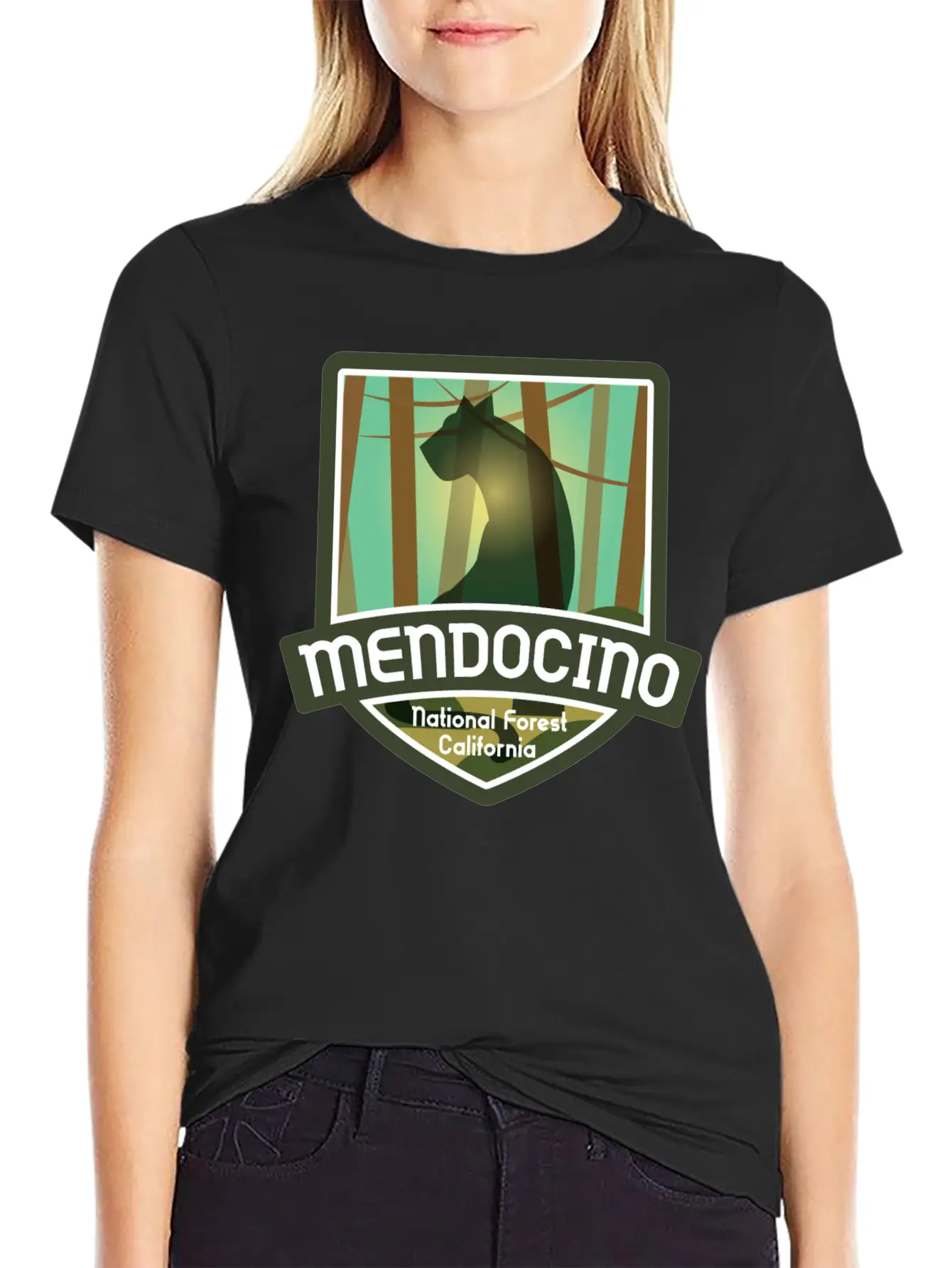 Mendocino National Forest – California Classic Fit Graphic Tee For Daily Comfort – Unisex Cotton Shirt