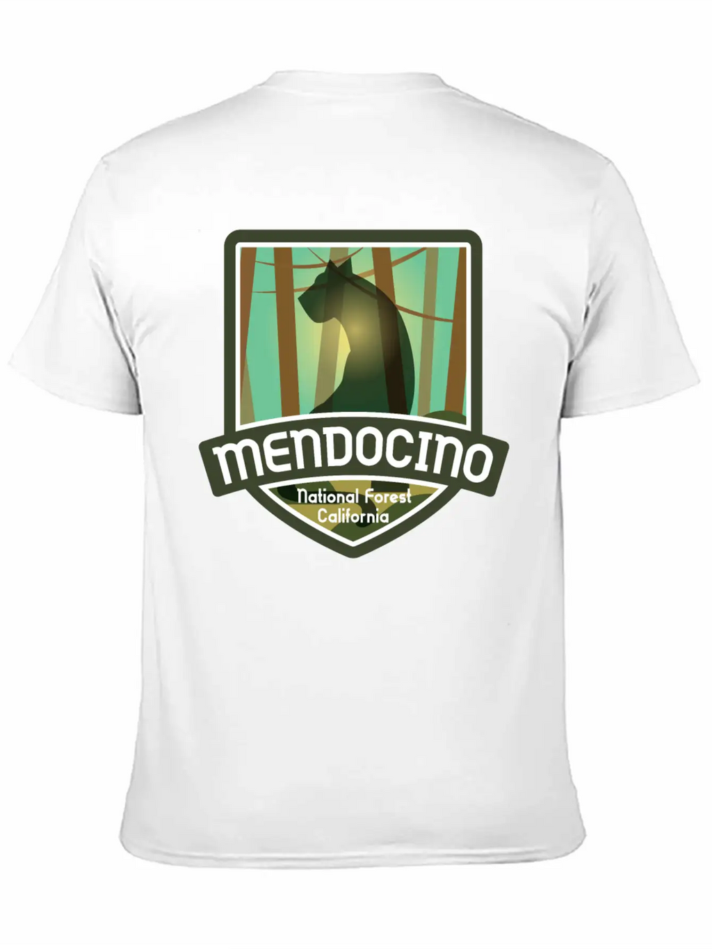 Mendocino National Forest – California Classic Fit Graphic Tee For Daily Comfort – Unisex Cotton Shirt