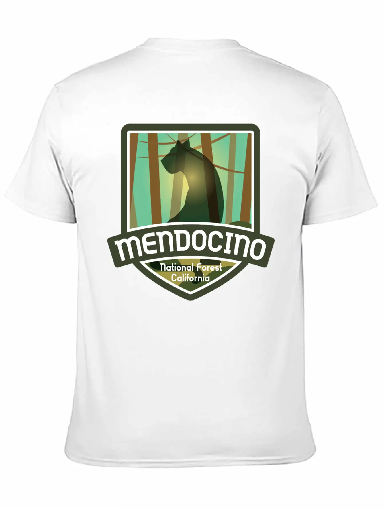 Mendocino National Forest – California Classic Fit Graphic Tee For Daily Comfort – Unisex Cotton Shirt