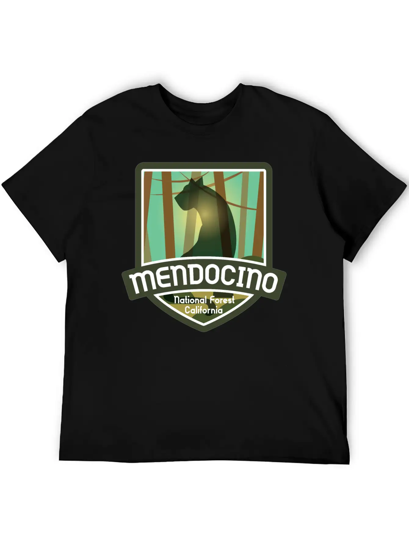 Mendocino National Forest – California Classic Fit Graphic Tee For Daily Comfort – Unisex Cotton Shirt
