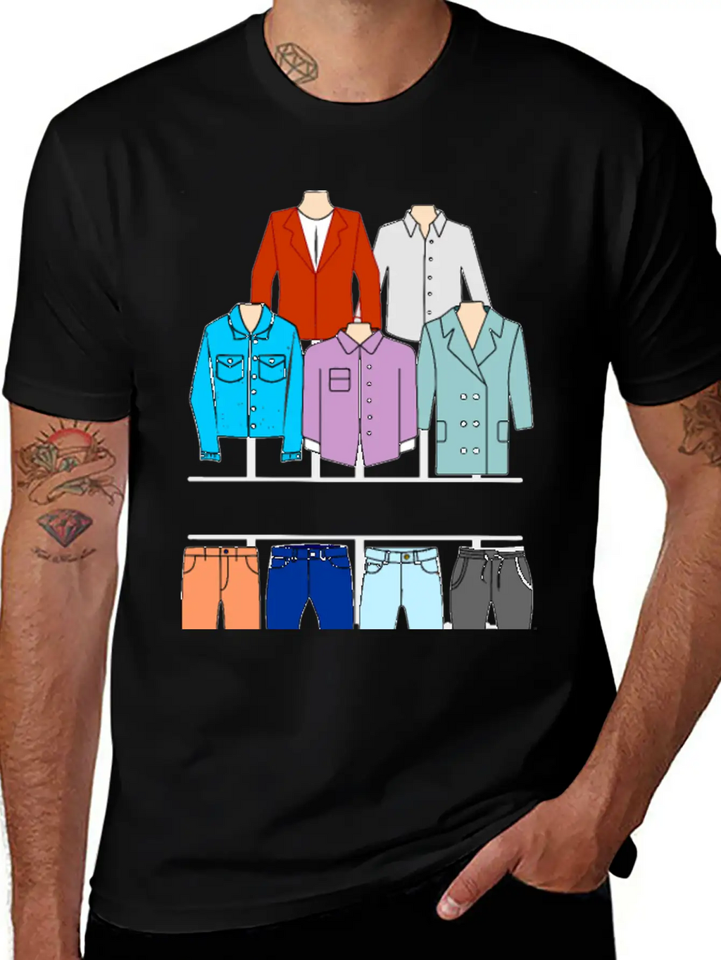 Men's Clothing Logo Breathable Soft Cotton T-Shirt – Timeless Casual Look