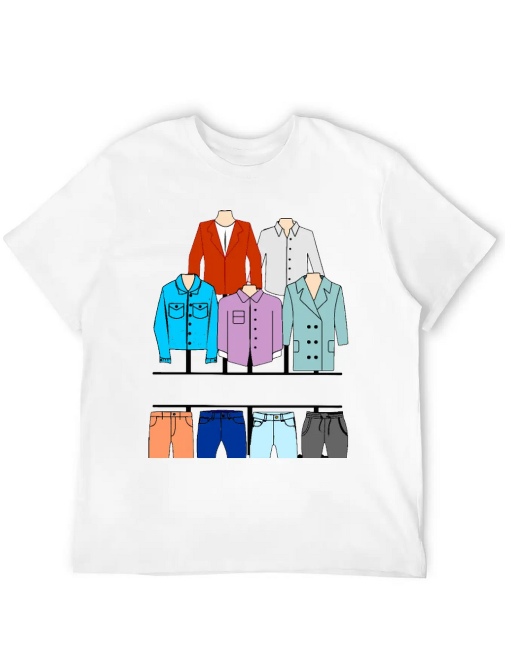 Men's Clothing Logo Breathable Soft Cotton T-Shirt – Timeless Casual Look