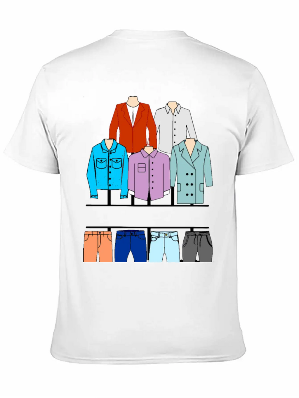 Men's Clothing Logo Breathable Soft Cotton T-Shirt – Timeless Casual Look